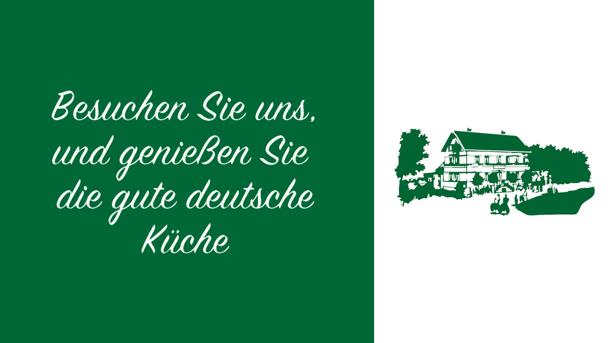 Wir bewahren die gute deutsche Küche