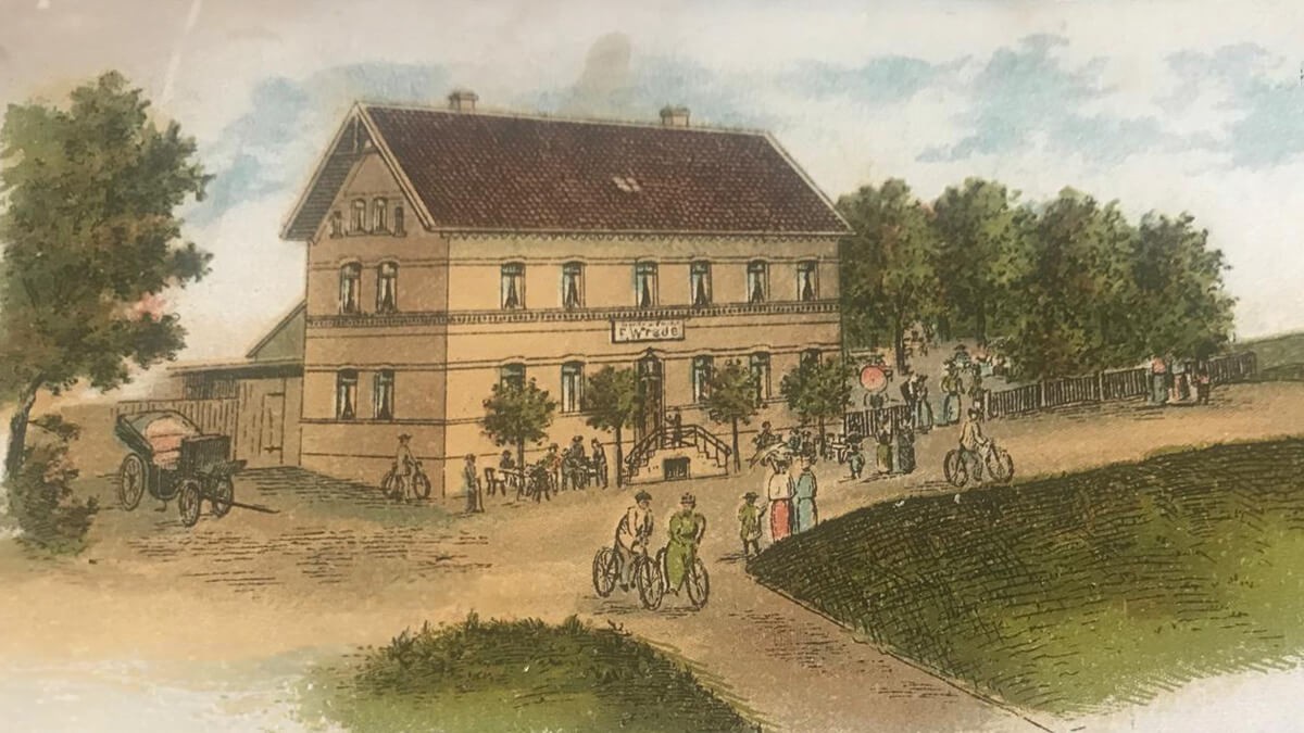 Postkartenansicht Friedrichshöhe